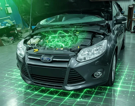 Ford Focus снова в строю — выхлопная система восстановлена